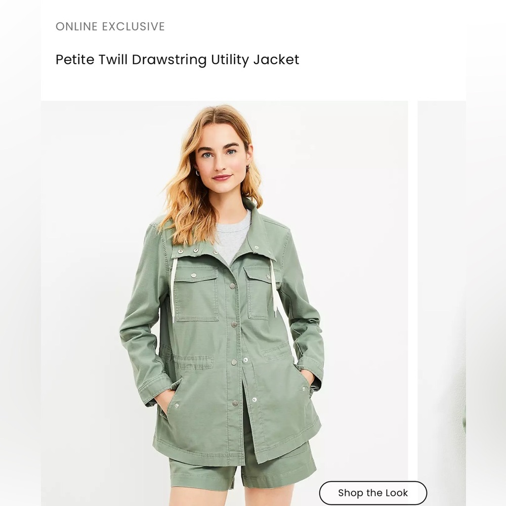 LOFT Sage Utility Jacket